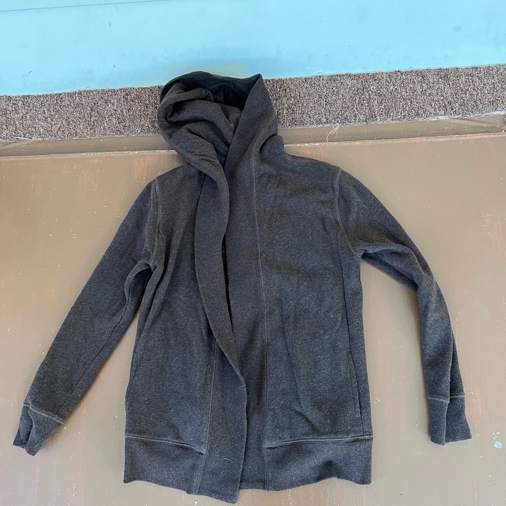 Brown Ralph Lauren hooded Shawl Collar Cardigan. Youth Large (12/14) - Picture 4 of 13